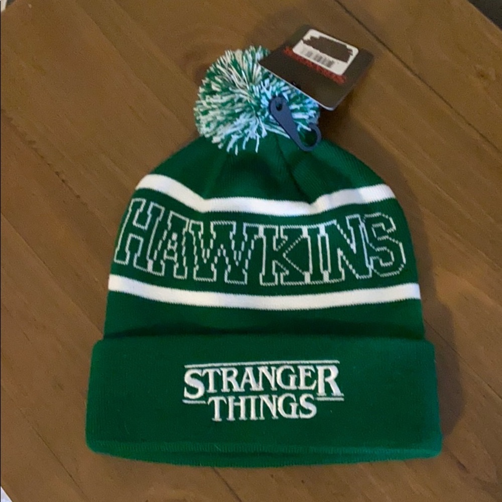Stranger Things Knit Cap Beanie with Pom